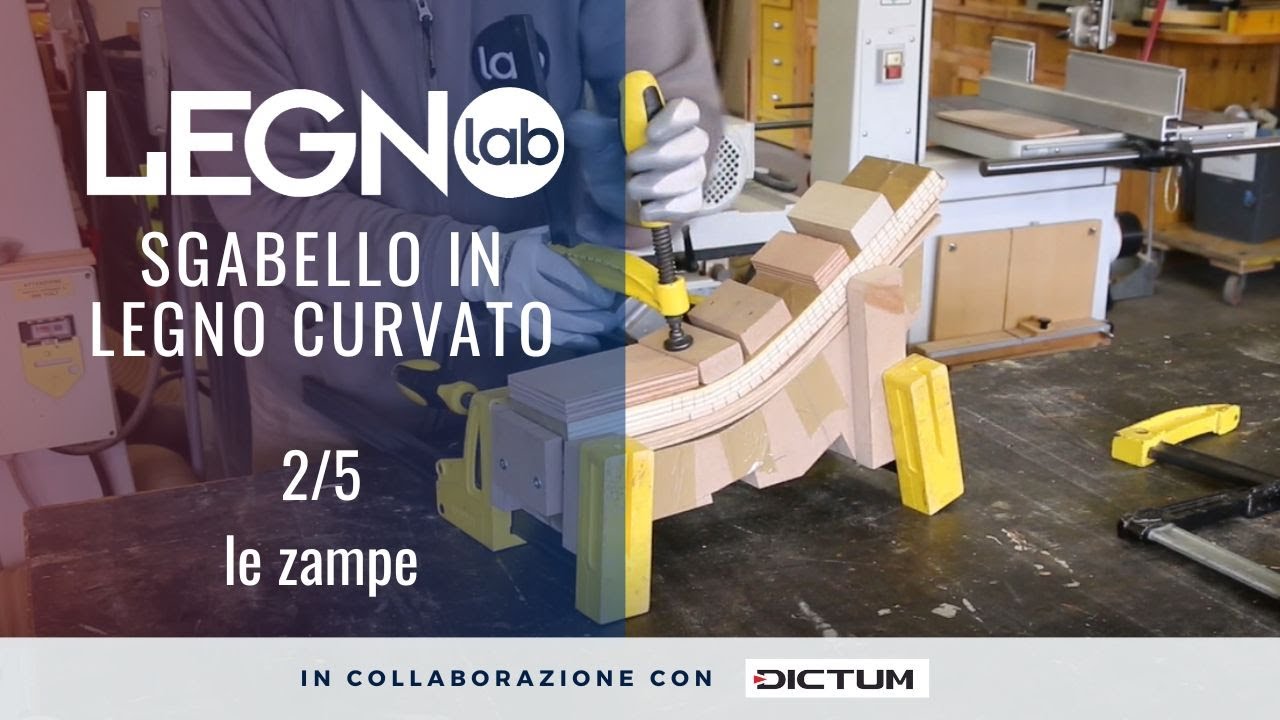 SGABELLO IN LEGNO CURVATO 2/5
