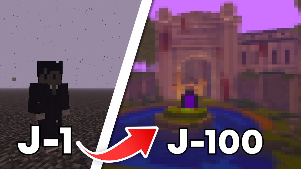 J'ai terraformé le Nether en 100 jours