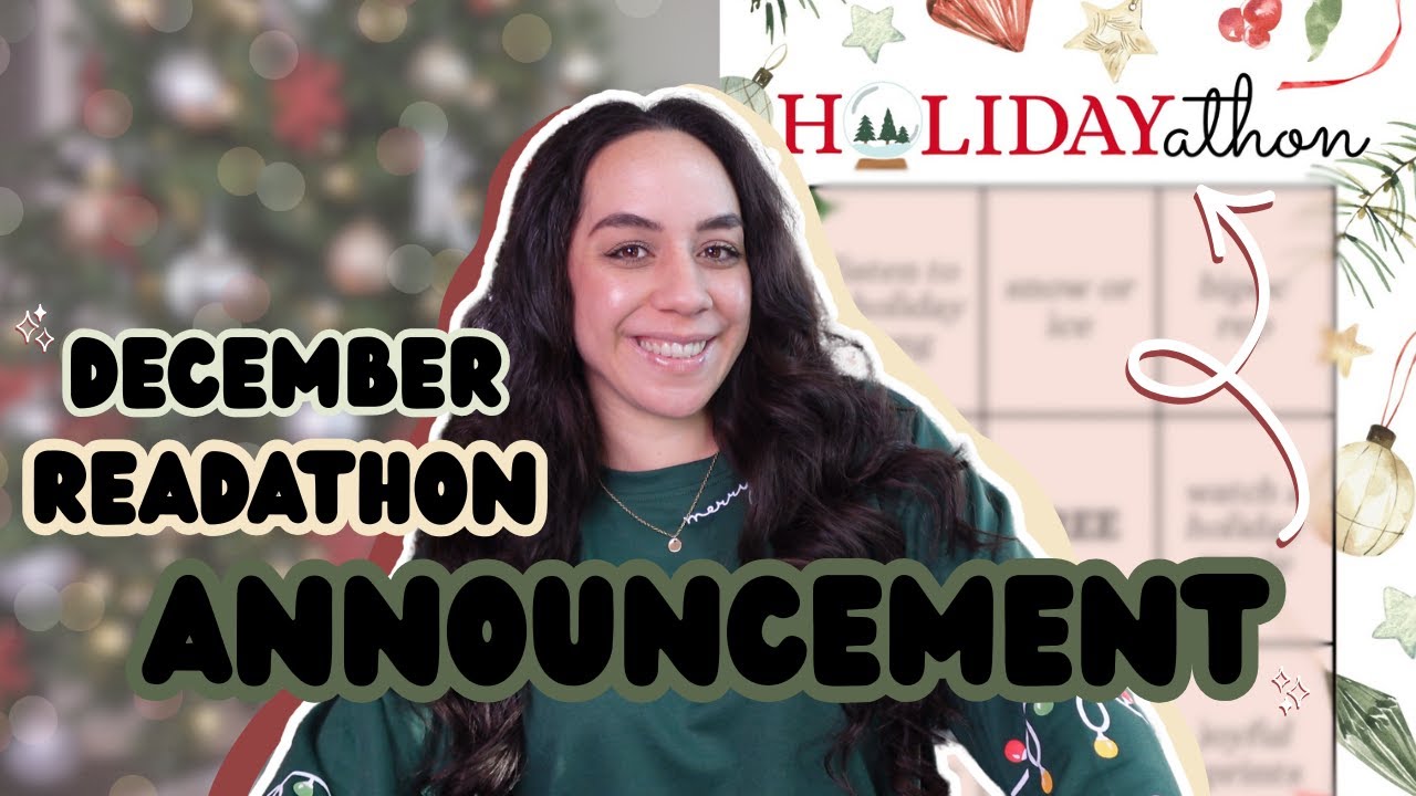 Holidayathon Announcement ❄🦌🎄🧣 A weeklong December readathon || book recs & tbr possibilities
