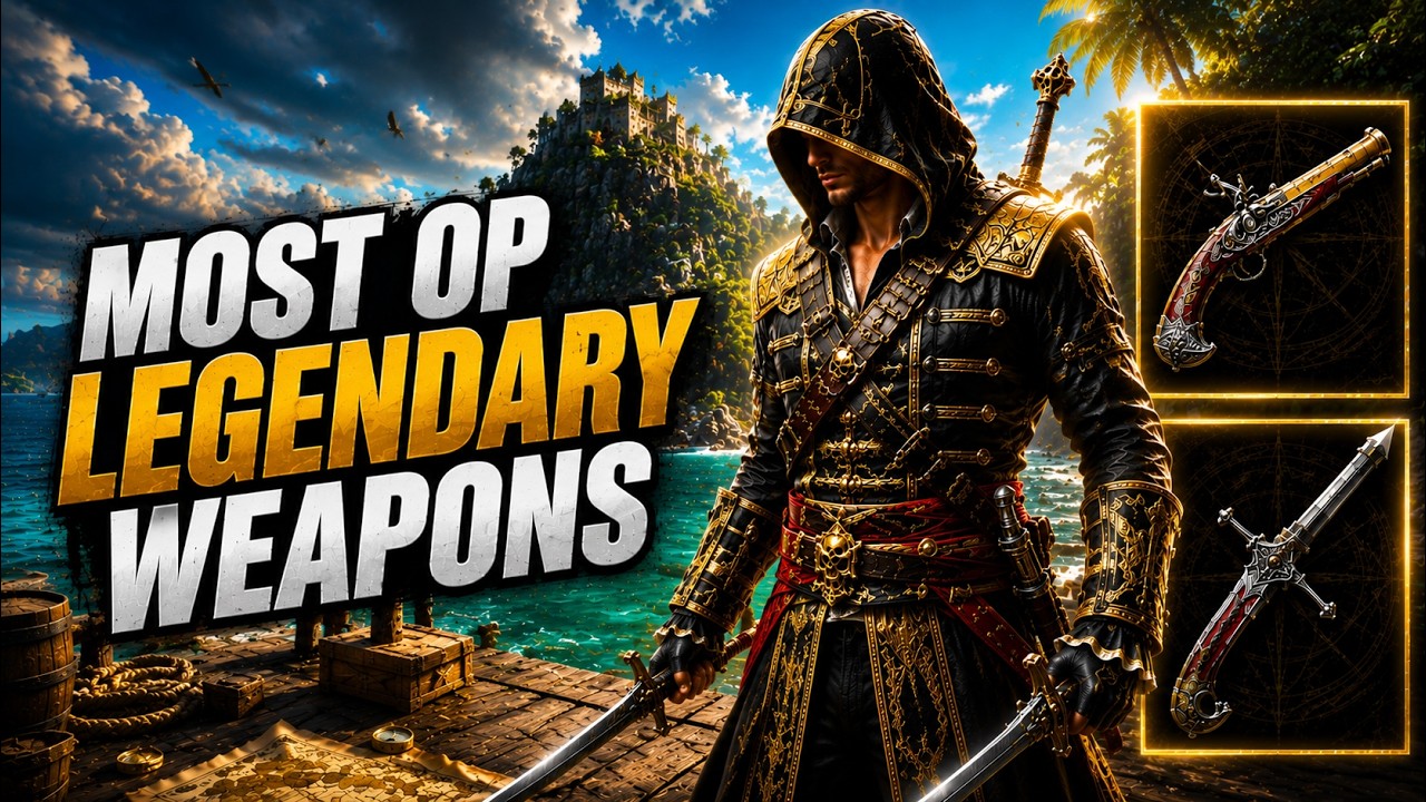 2 секретных легендарных оружия в одном сундуке! | AC Black Flag Resynced