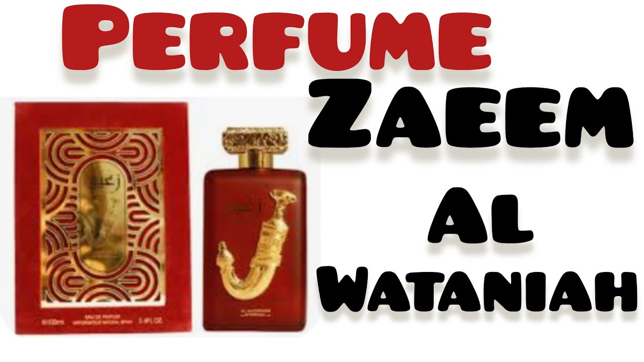 Perfume Zaeem Al Wataniah/#perfumesimportados,,#perfumesnacionais ,#zaeem