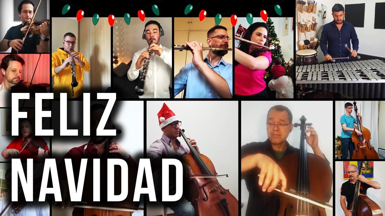 FELIZ NAVIDAD - Instrumental - Jose Feliciano - Virtual Orchestra