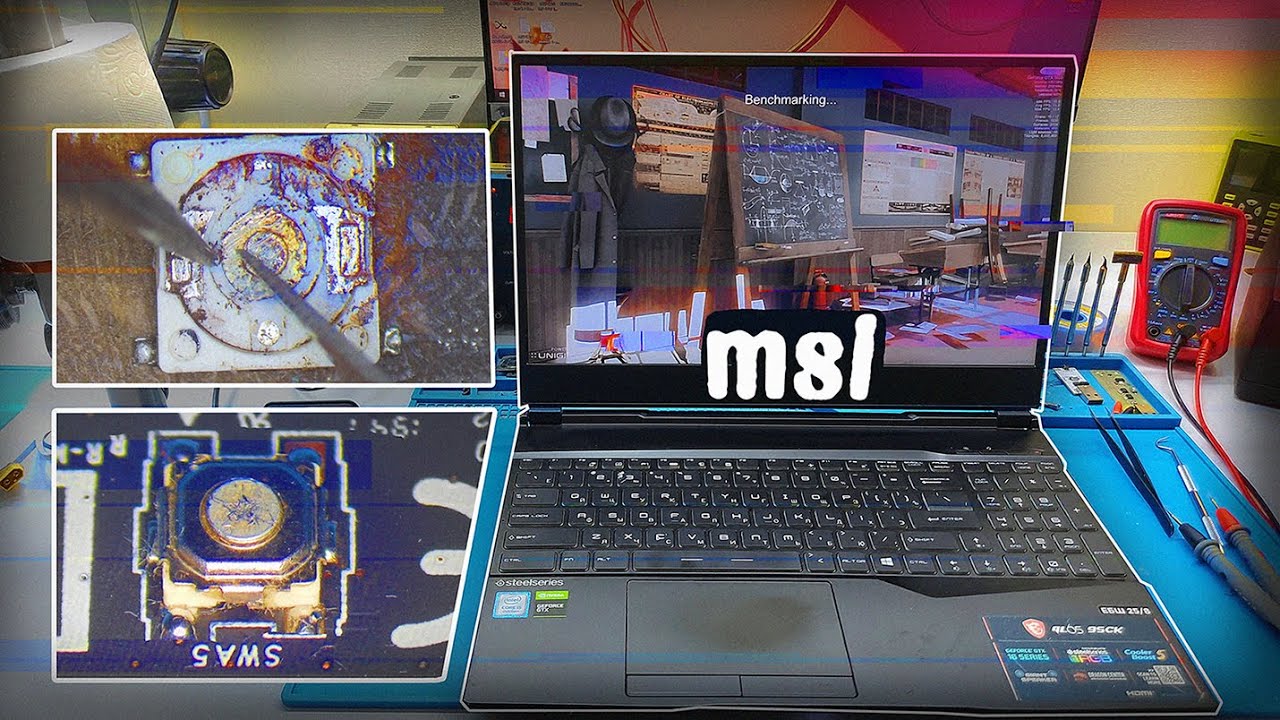 Интересный ремонт ноутбука msi, intel nuc, Будни ремонтника