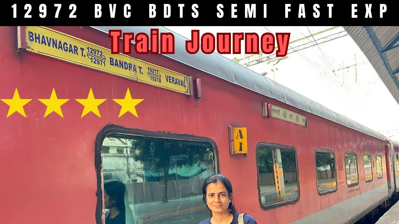 12972 Express Train Vlog | First Time Experience from Bhavnagar to Bandra Terminus I