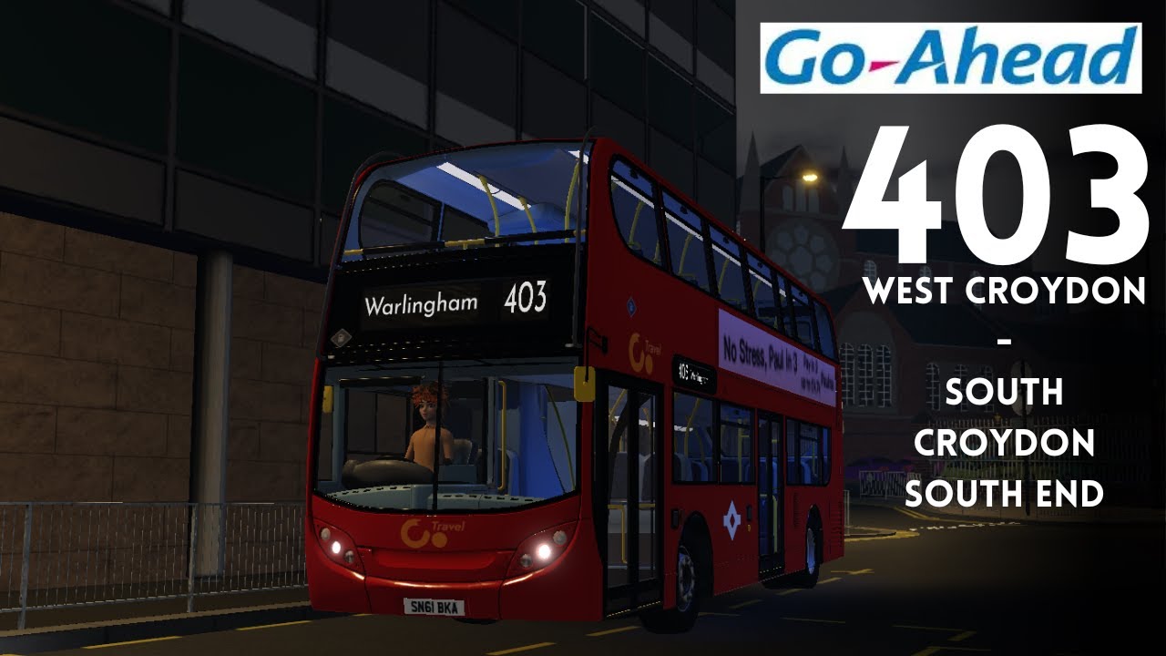 Roblox Croydon - Route 403, West Croydon to South Croydon South End
