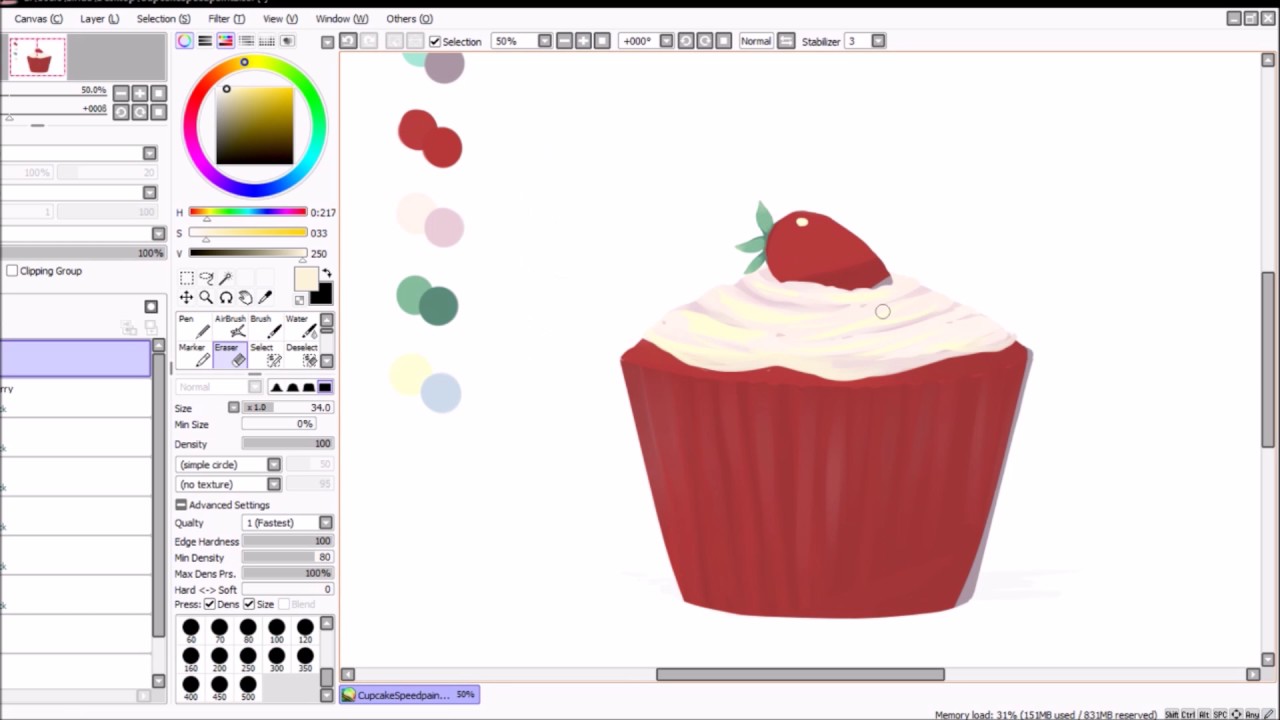 [Speedpaint] Red Velvet Cupcake