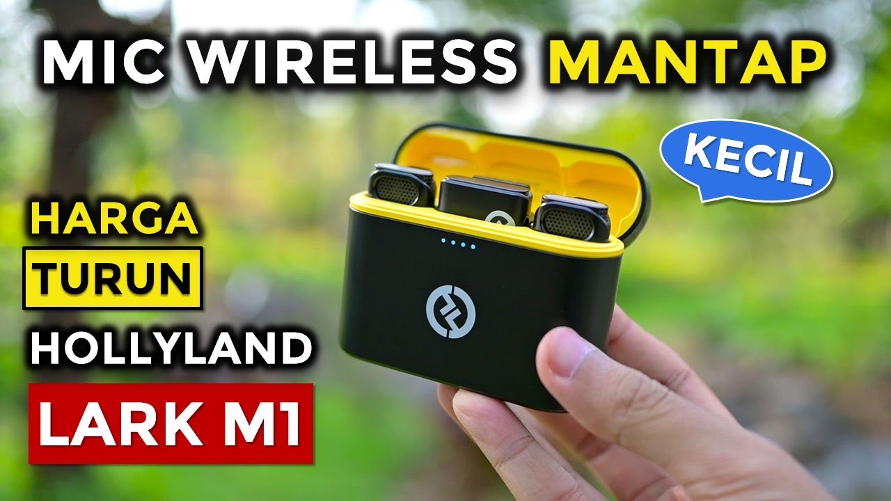Mic Wireless Kecil Suara Mantap | Hollyland Lark M1