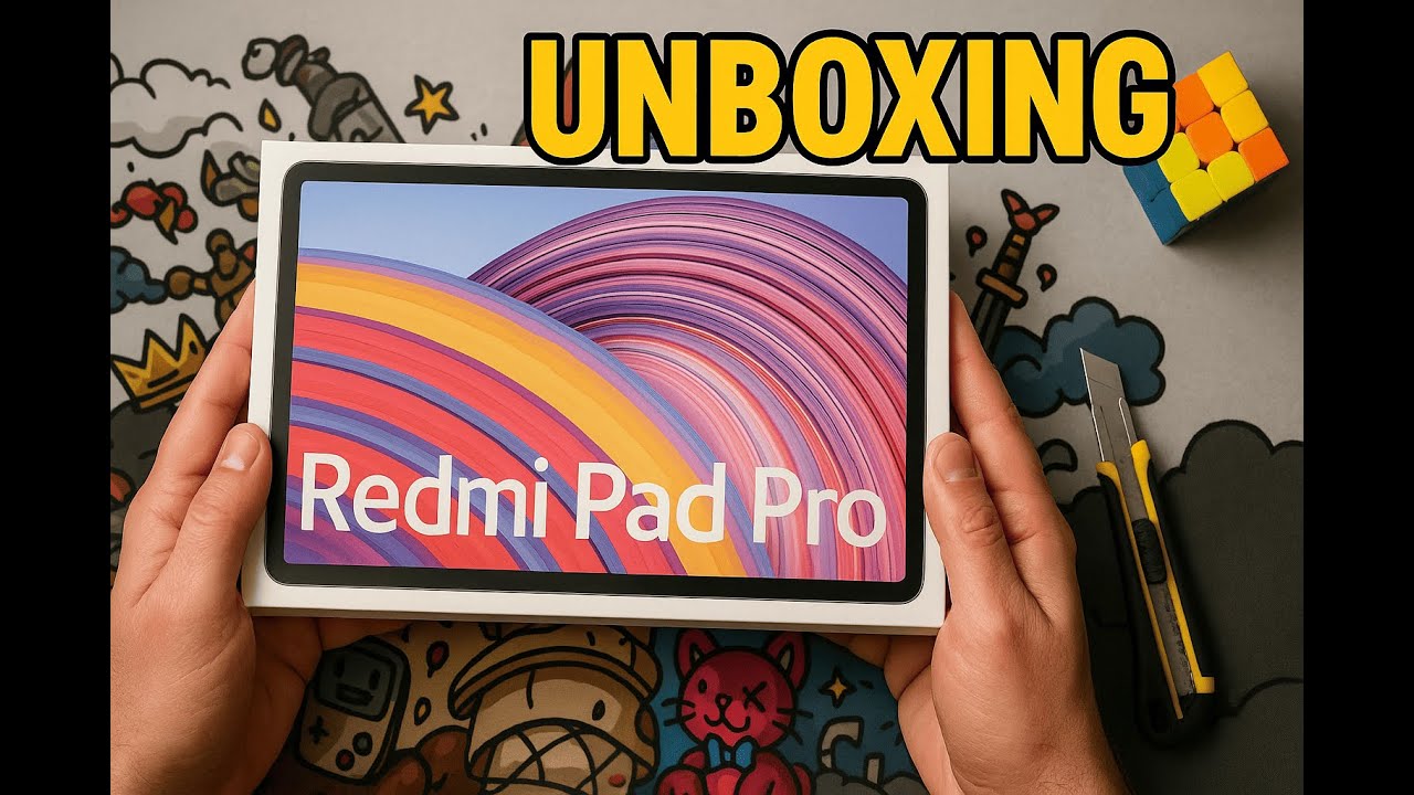 UNBOXING REDMI PAD PRO | PRIMEIROS COMENTÁRIOS