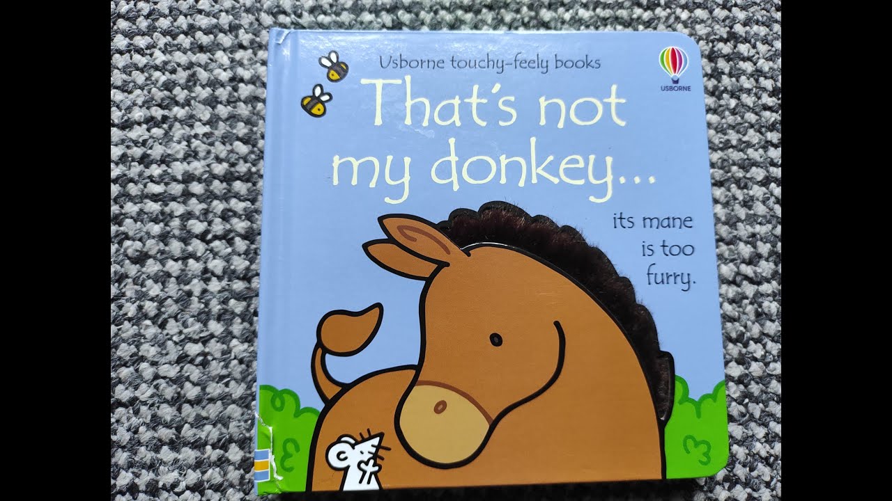 Read With Yogyasri #107: That's not my donkey... | Touch and feel book