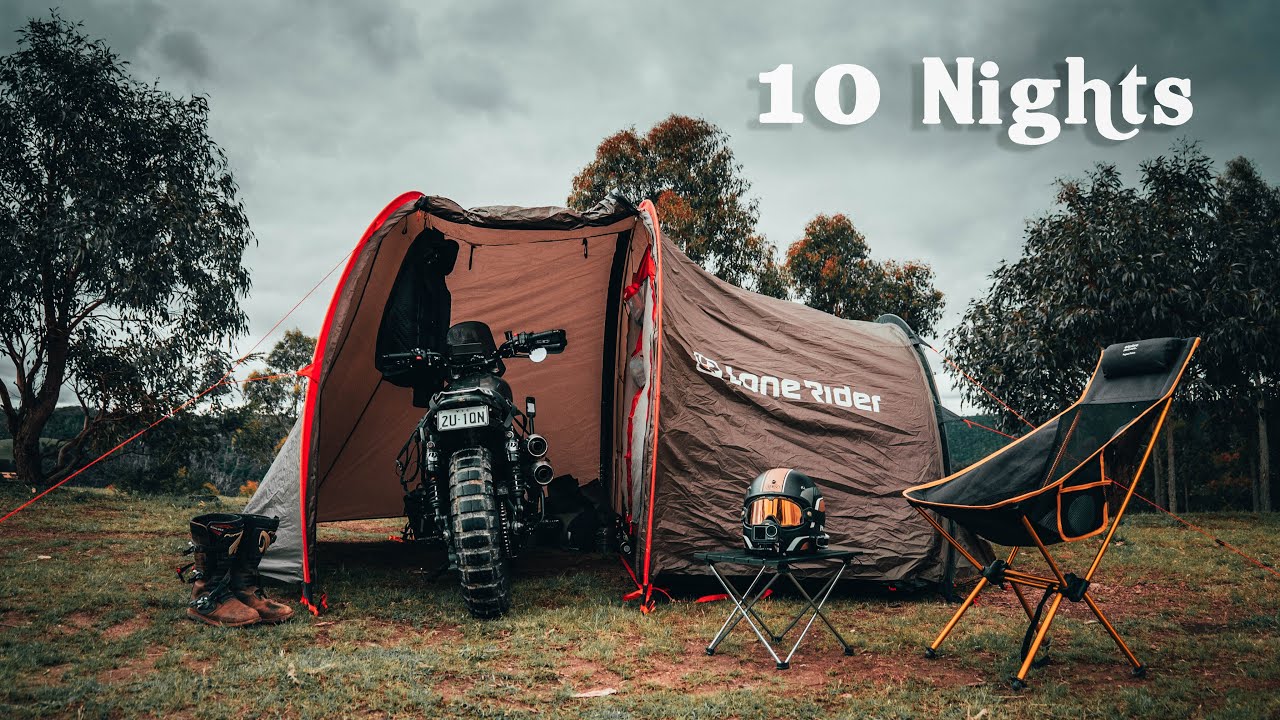 10 Nights Solo Moto Camping | Nature ASMR | Silent Vlog