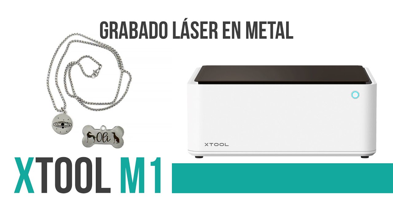 Grabado de metal con xTool M1
