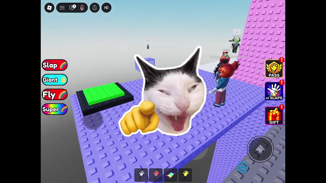Trolling people in slap tower 4