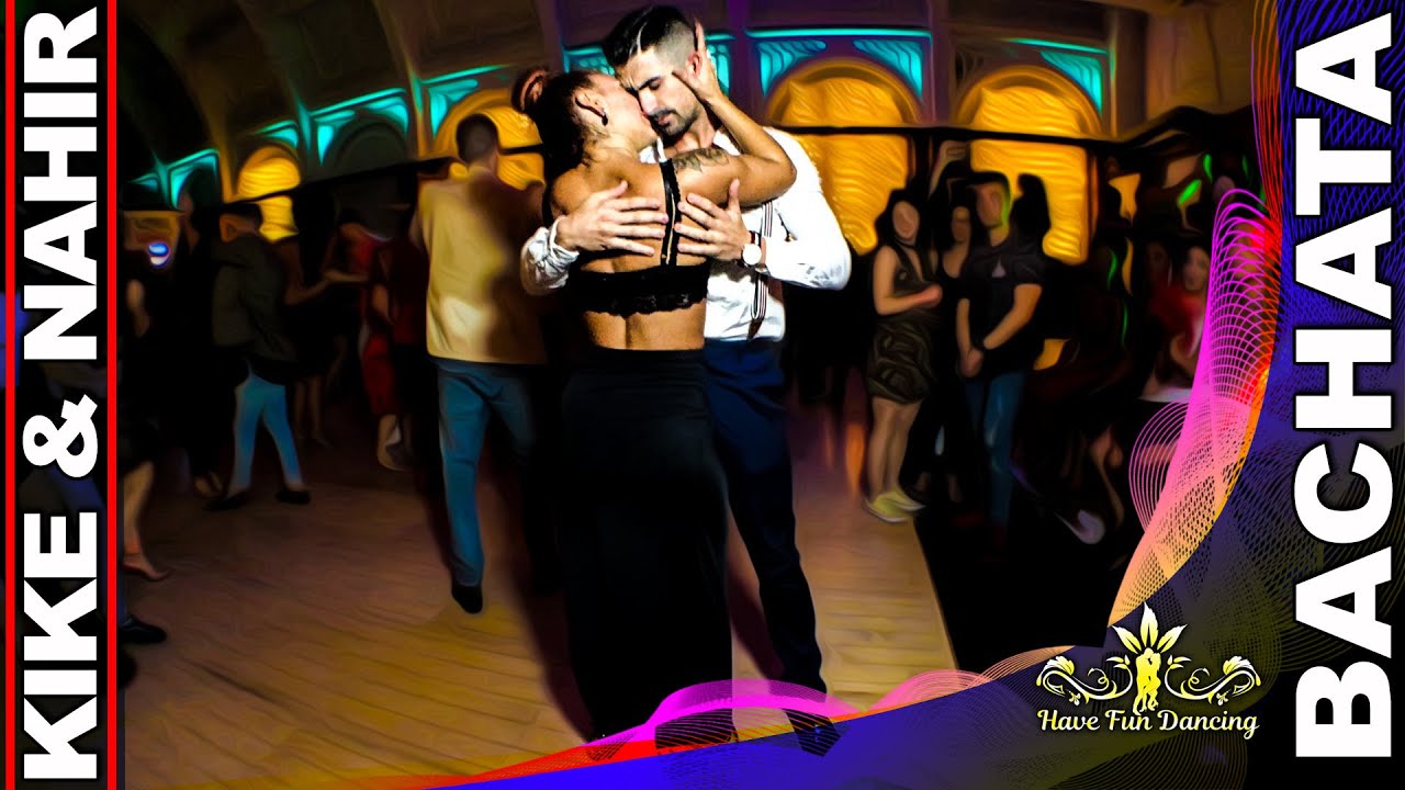Bachata social dance by Kike & Nahir at OneDance Latin Festival 2018