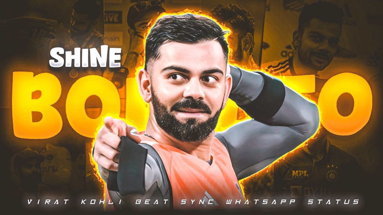 🔴 Born to Shine X Virat Kohli •💓 Virat Kohli Whatsapp Status • Beat Sync  ✨ •  Abuzar fx 2.0 •😩