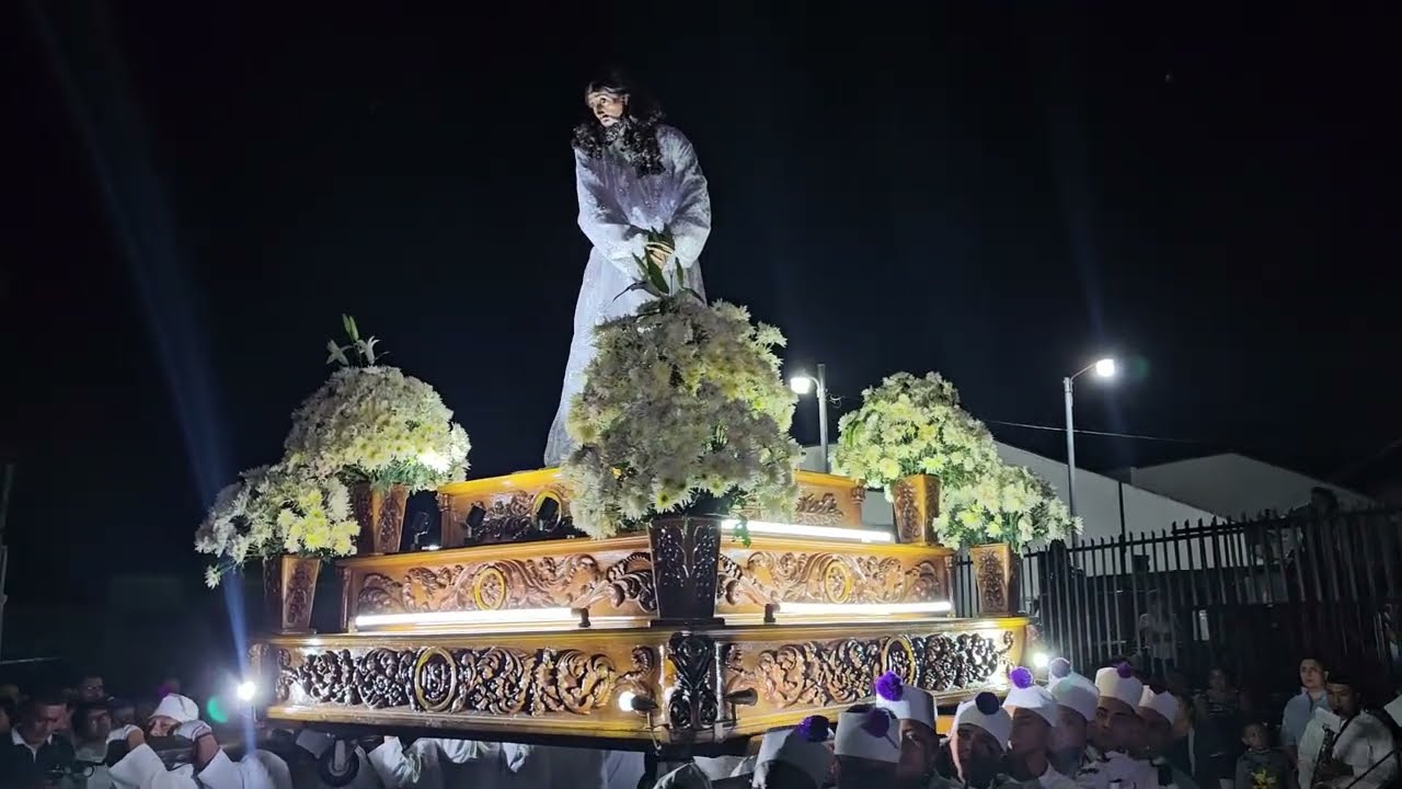 Procesión del Silencio Cojutepeque 2024- Hermandad del Santo Entierro de Cristo