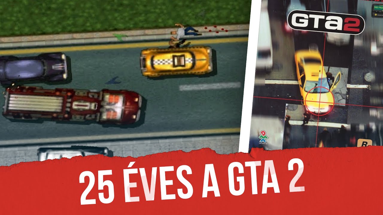 Van &uacute;gy, hogy a m&aacute;sodik a jobb! ► 25 &eacute;ves a Grand Theft Auto 2