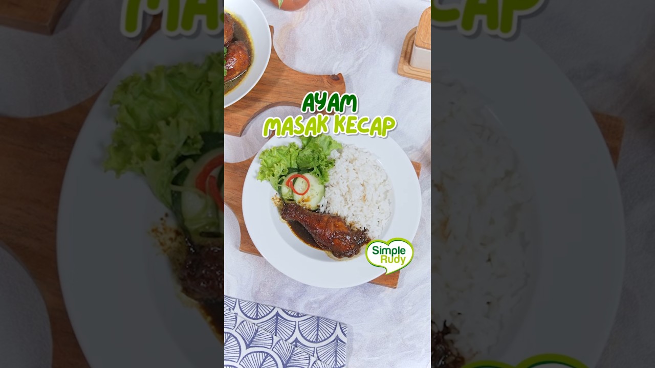 Resep ayam kecap sat set, tinggal cemplang cemplung aja udah bisa bikin ayam kecap yang medok 😍😍