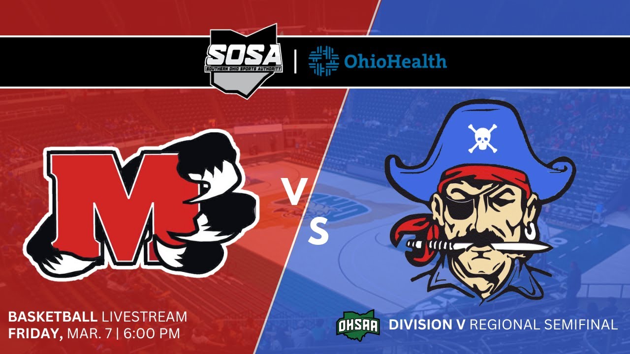 BOYS BKB LIVE STREAM | Division V Regional Semifinal - Minford Falcons vs Garaway Pirates