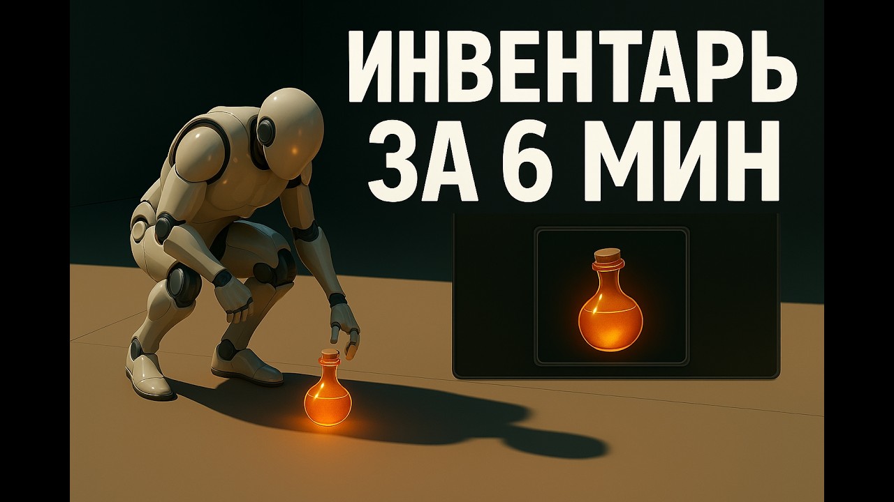 Как подобрать предмет с земли и добавить в инвентарь — за 6 минут!