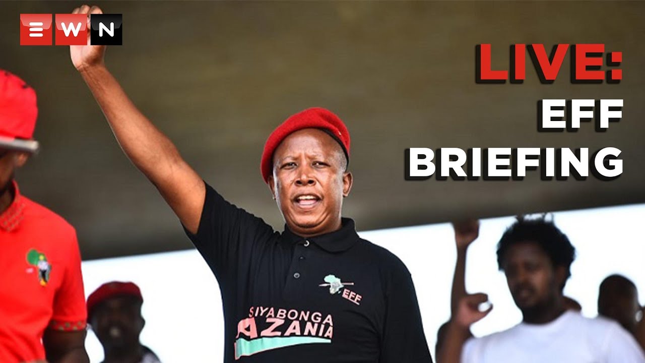 LIVE: EFF press briefing