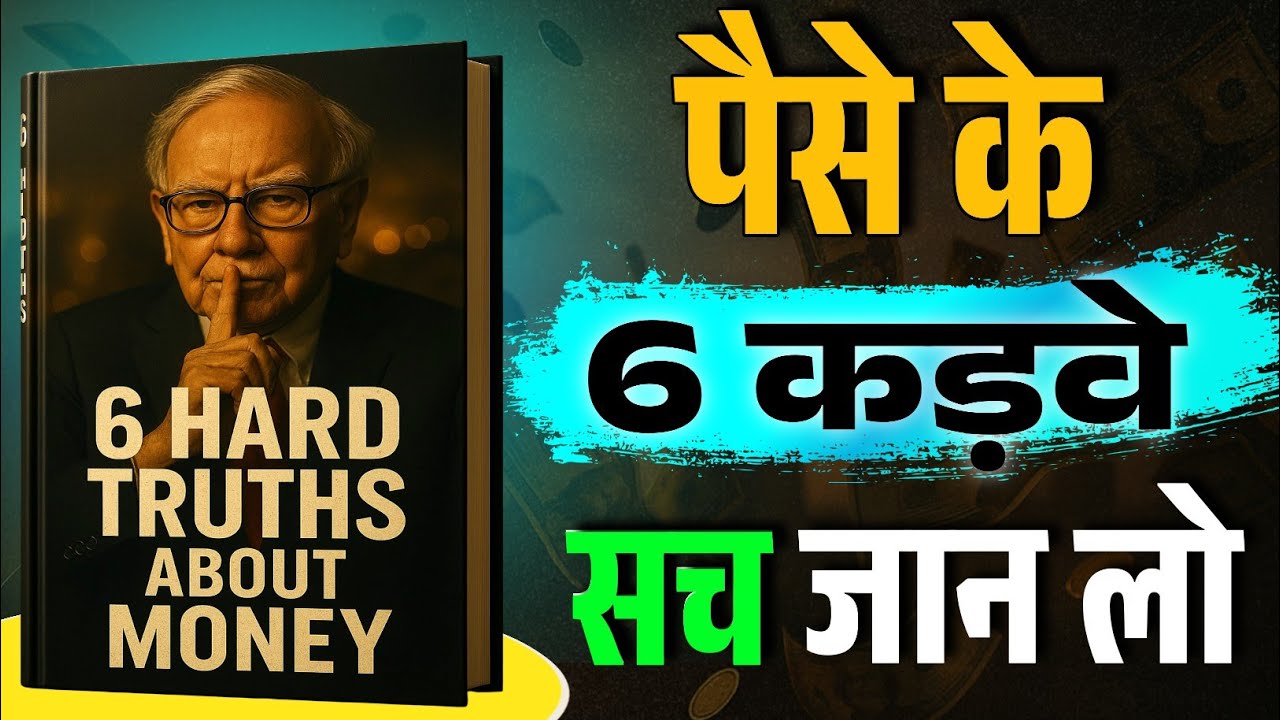 6 Hard Truths About Money | financial freedom | book summary in hindi 