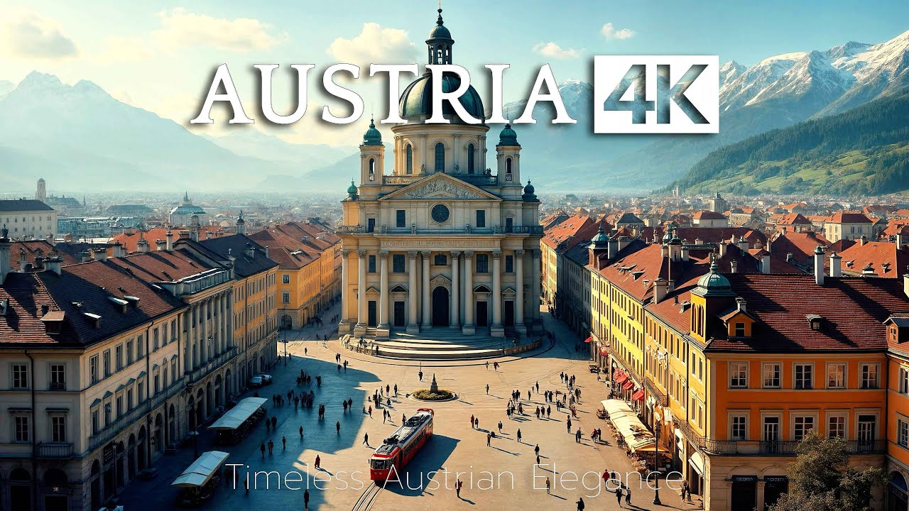 AUSTRIA 4K | Explore Majestic Alps, Serene Lakes & Charming Villages