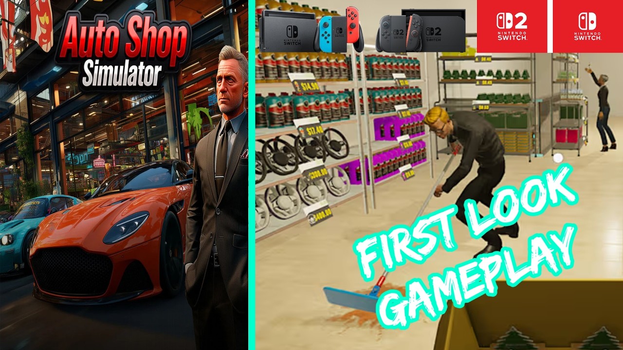 Auto Shop Simulator &ndash; Nintendo Switch / Switch 2 Gameplay