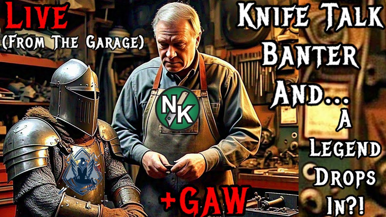 Live From The Garage - Neeves Knives! Plus Knife Talk And Fun! - Episode 43