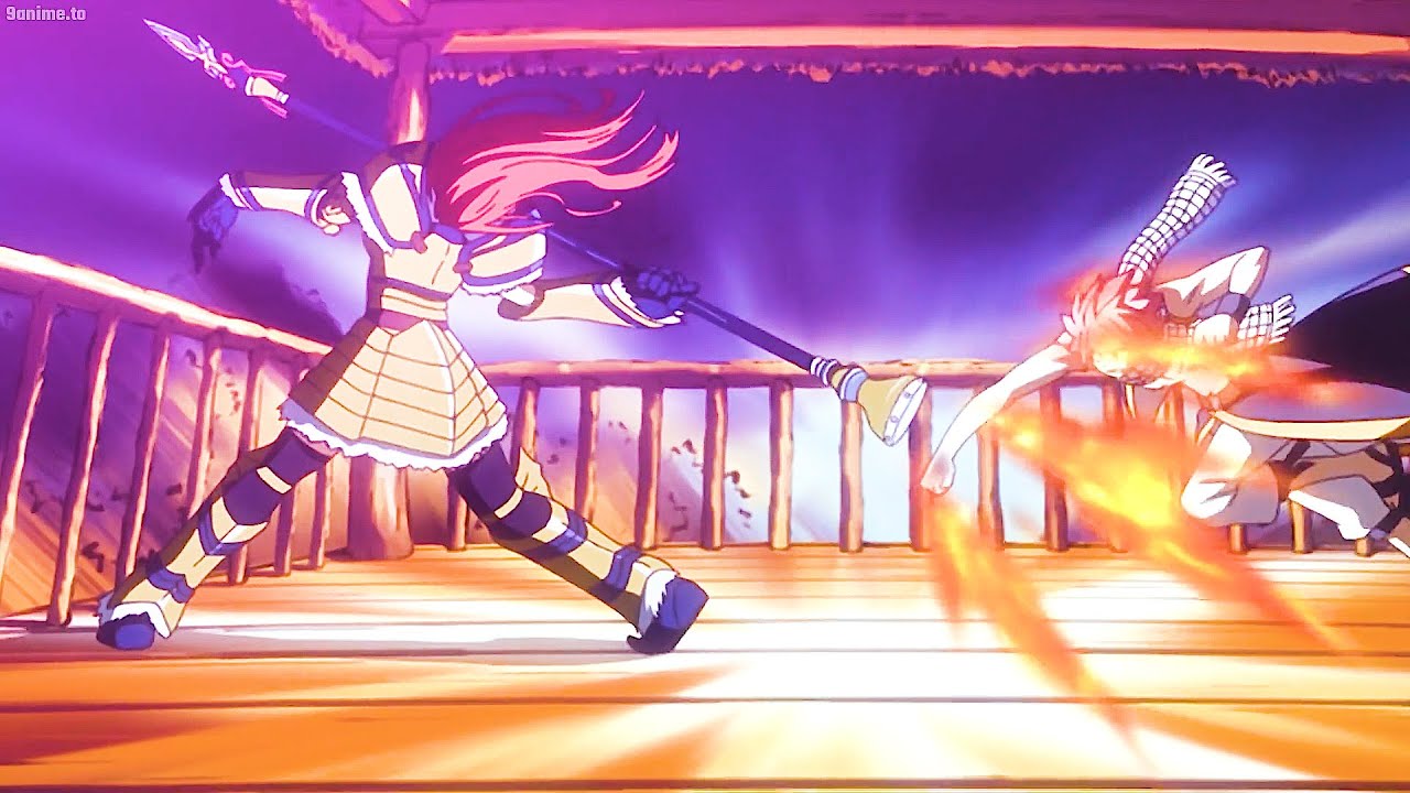 フェアリーテイル !! FAIRY TAIL -  エ ル ザは紫の月をとても簡単に破壊します  | Erza destroys the purple moon very easily