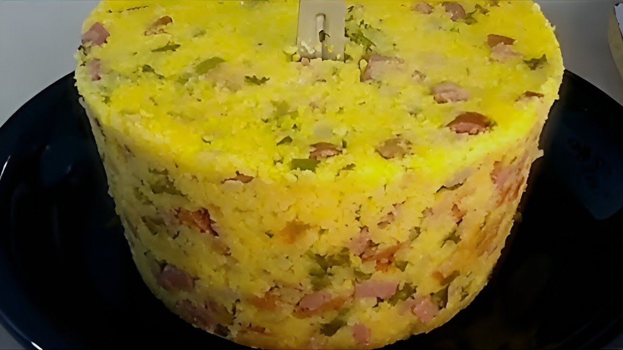 CUSCUZ TEMPERADO! UM CUSCUZ DIFERENTE COMPLETO E MUITO SIMPLES DE FAZER! #cuscuz
