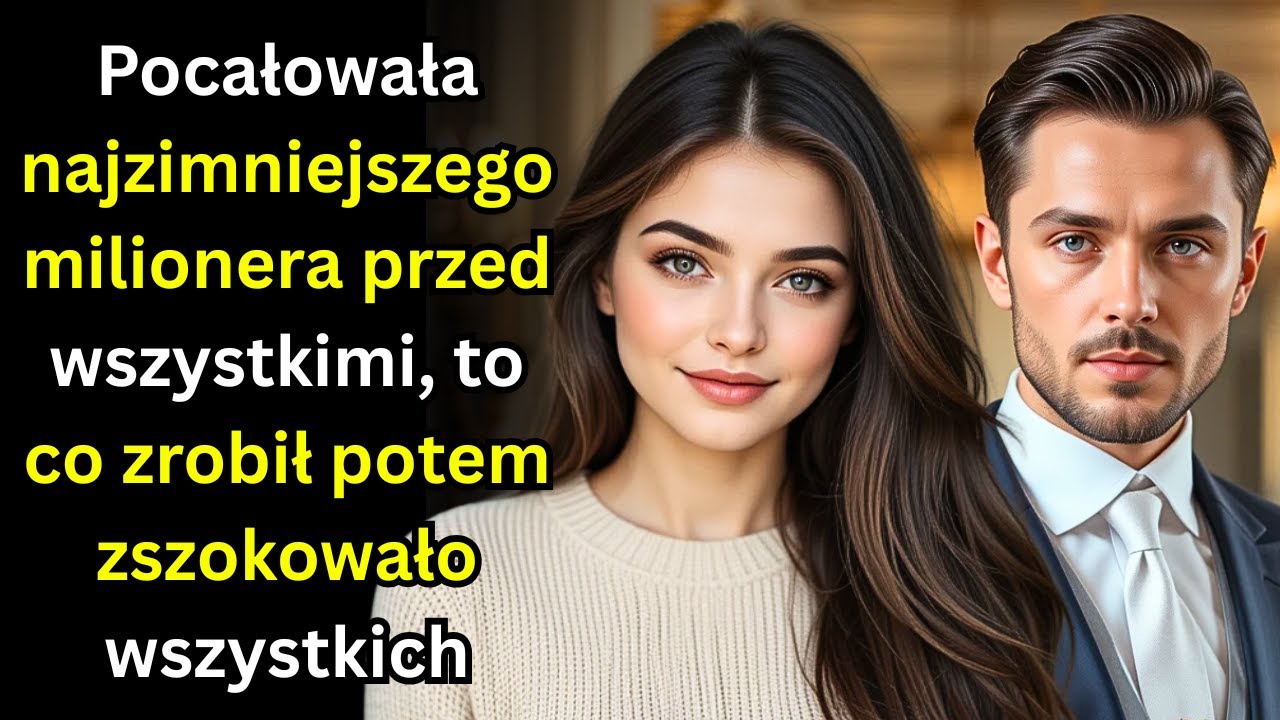 Pocałowała najzimniejszego milionera przed wszystkimi, to co zrobił potem zszokowało wszystkich