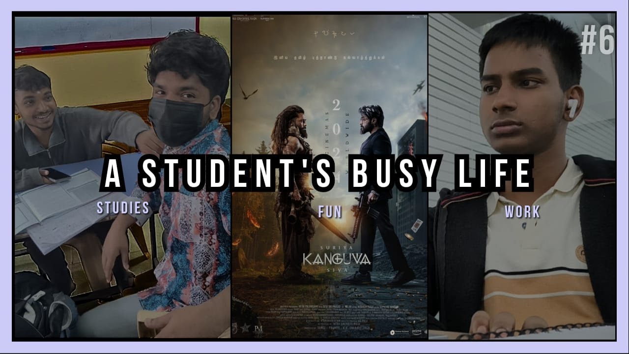 A Student's Busy Life: Fun, Studies, and Work | Vlog 6 | Girish Lingam