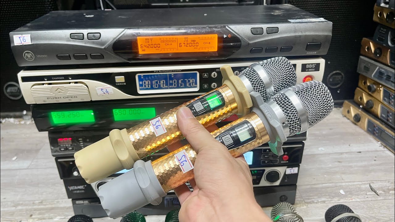 17/3 Từ 400K Bộ Mic BBS 500K Mic 2 Tay Mic Baier Mic Sony Thập Cẩm Để Ae Karaoke