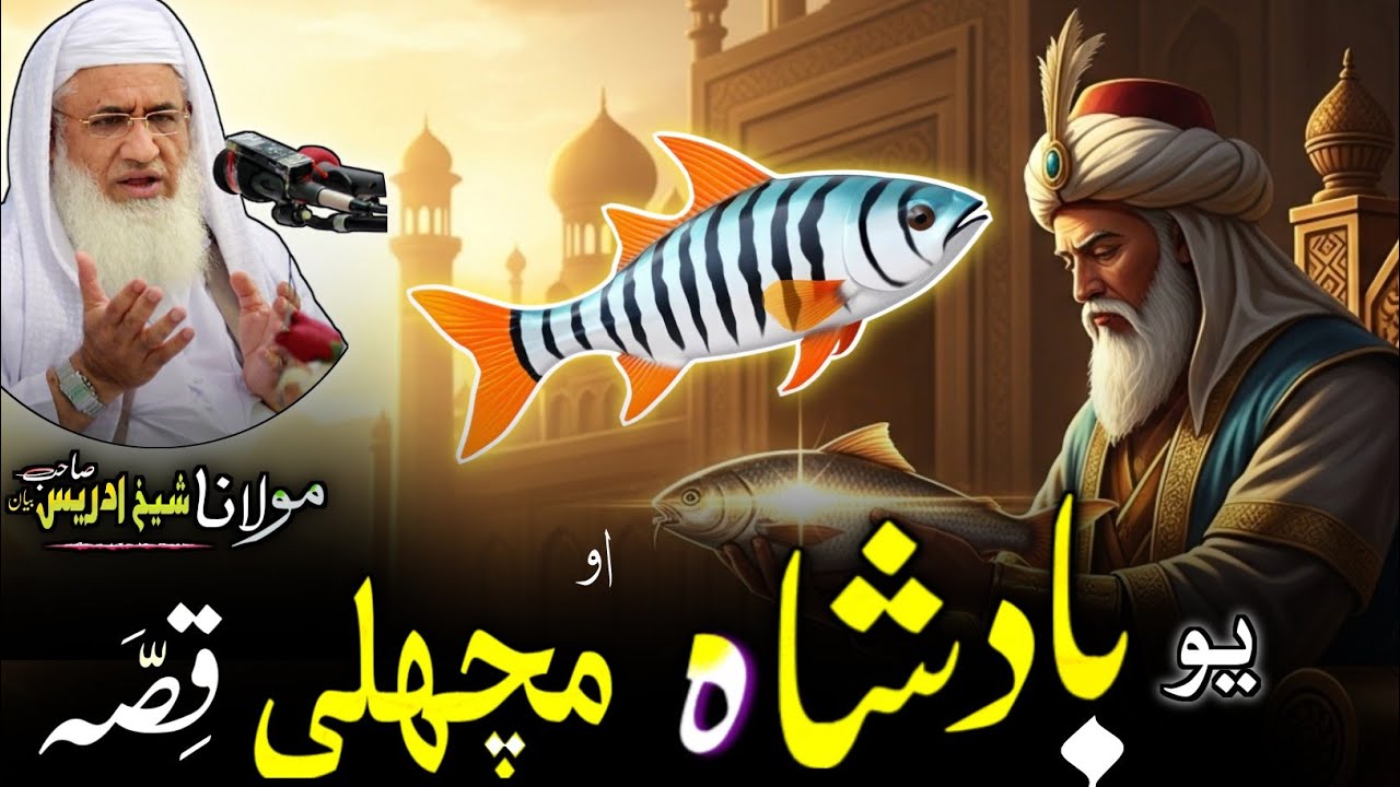 Yaw Badshah aw Machli Qisa|بادشاہ او مچھلی قصہ| Pashto Baya | Shaikh Idrees Sahib 
