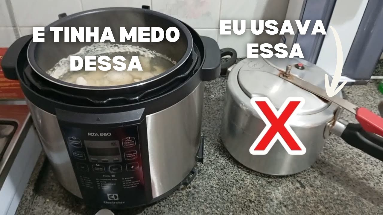 Como usar panela de pressão elétrica Electrolux - É muito fácil - Perdi o medo