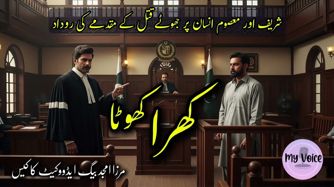 Khara Khota - Adalti Kahani | Court Room Story by Advocate Mirza Amjad Baig | Urdu Kahani