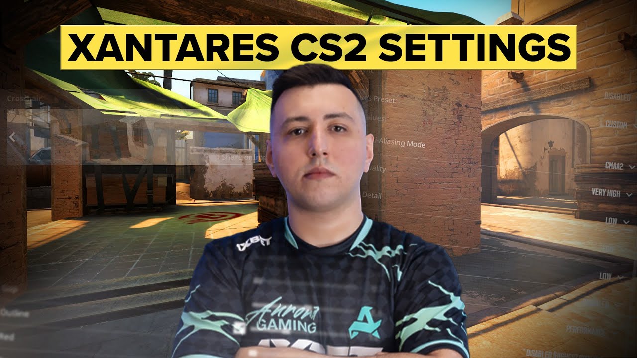Настройки XANTARES CS2 &mdash; видео, мышь, прицел и модель просмотра