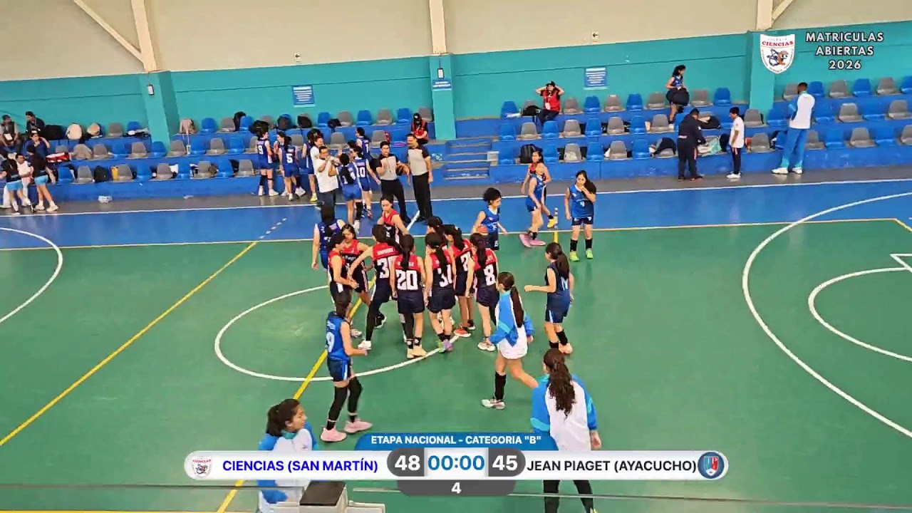 BASQUET ETAPA NACIONAL - CIENCIAS (SAN MARTIN) VS JEAN PIAGET(AYACUCHO)