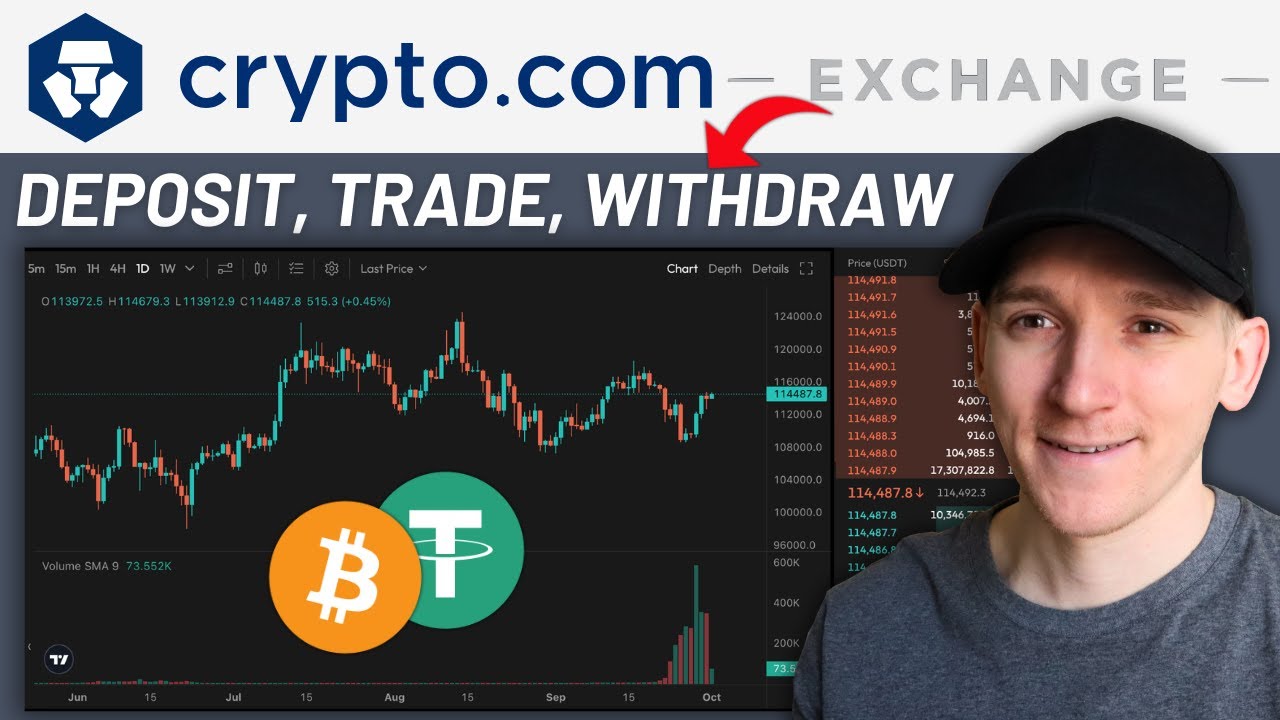 Как использовать биржу Crypto.com (депозит, торговля, вывод средств)