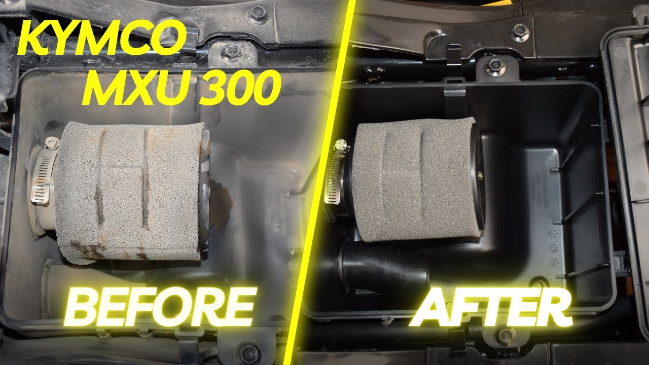 Clean air filter quad kymco mxu 300 ATV