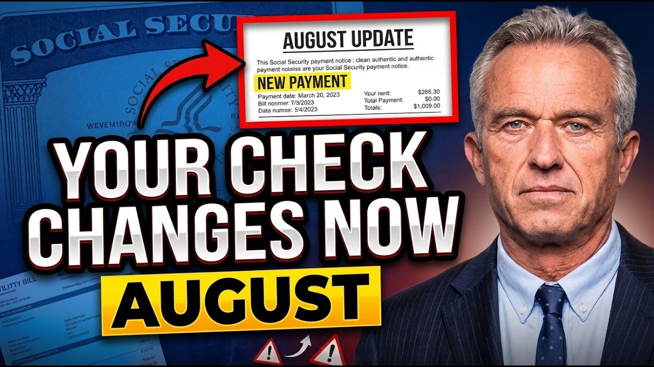 SOCIAL SECURITY CHECKS ARE CHANGING IN AUGUST &mdash; Here's Exactly What's Different