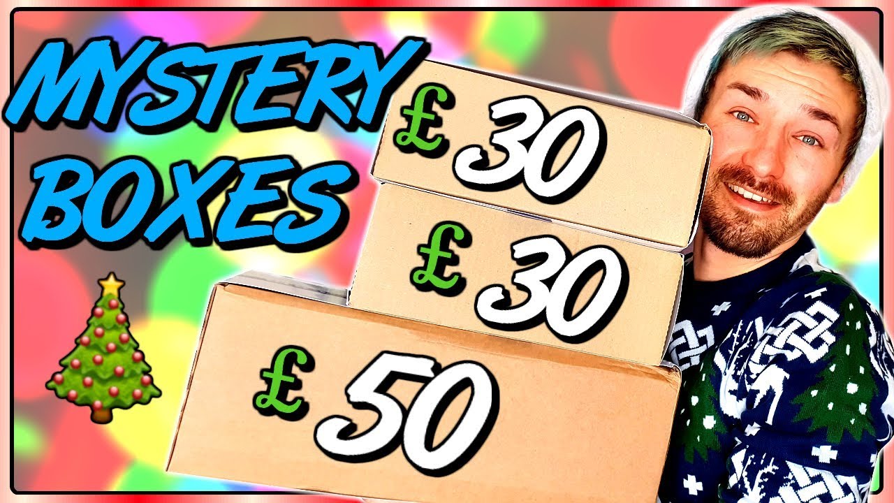 Spending Over £100 On Christmas Mystery Boxes | Mystery Box Unboxing