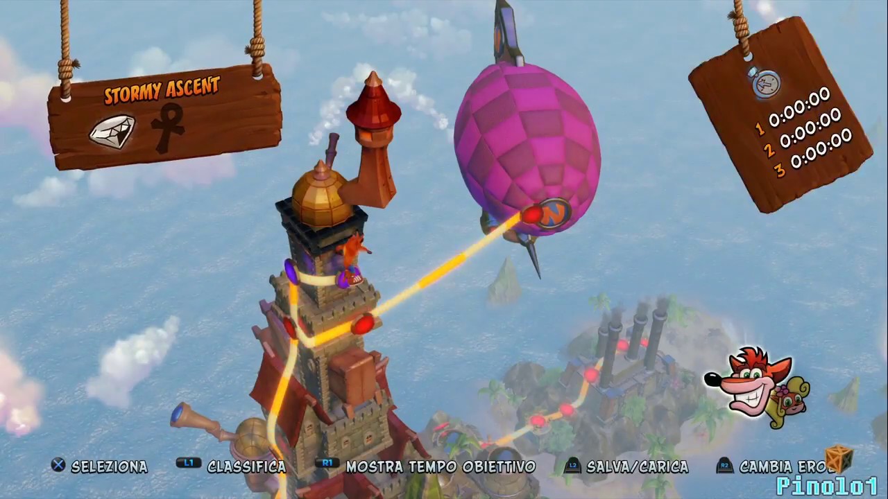 Crash Bandicoot 1 (NST) [ITA] Parte 5 - Stormy Ascent (Gem)