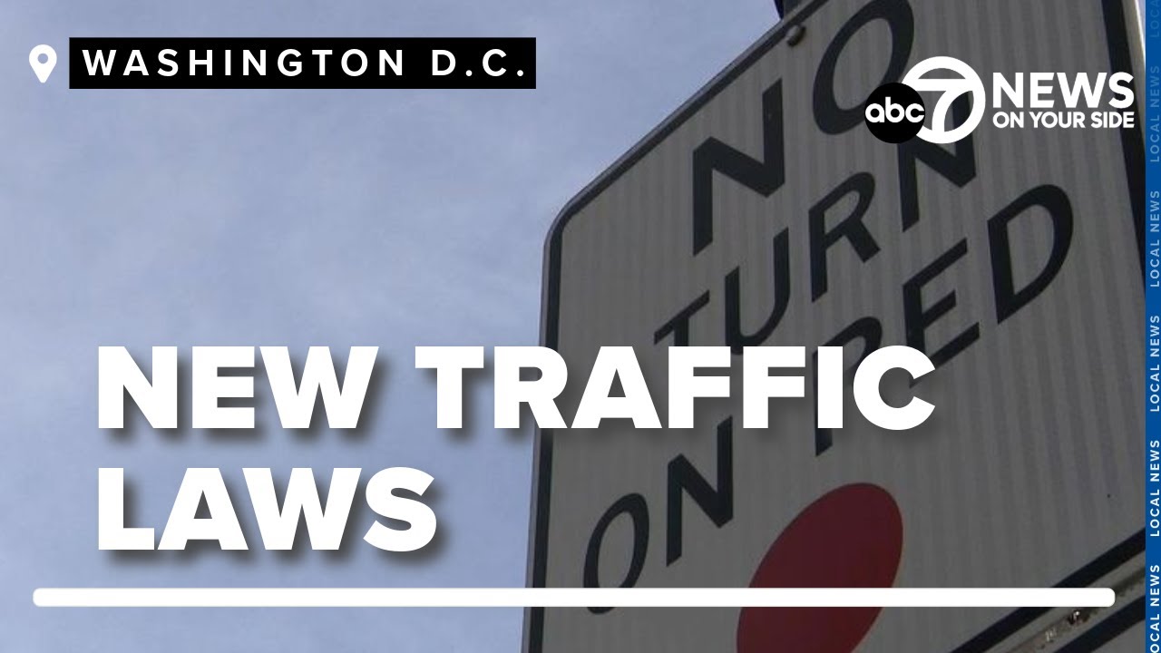 New DC law bans right turns at red lights starting Jan. 1, but it won't be fully enforced