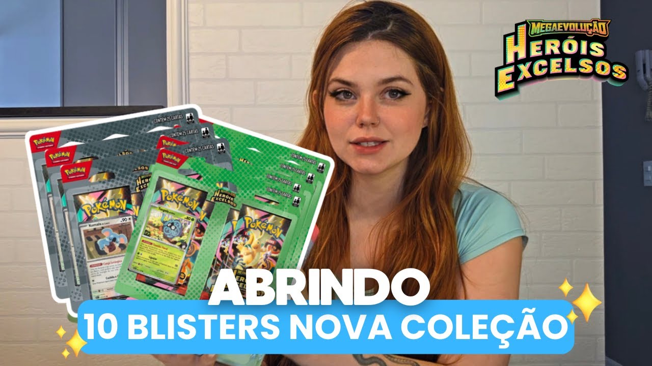 ABRI 10 BLISTERS DA NOVA COLEÇÃO | Unboxing de Heróis Excelsos