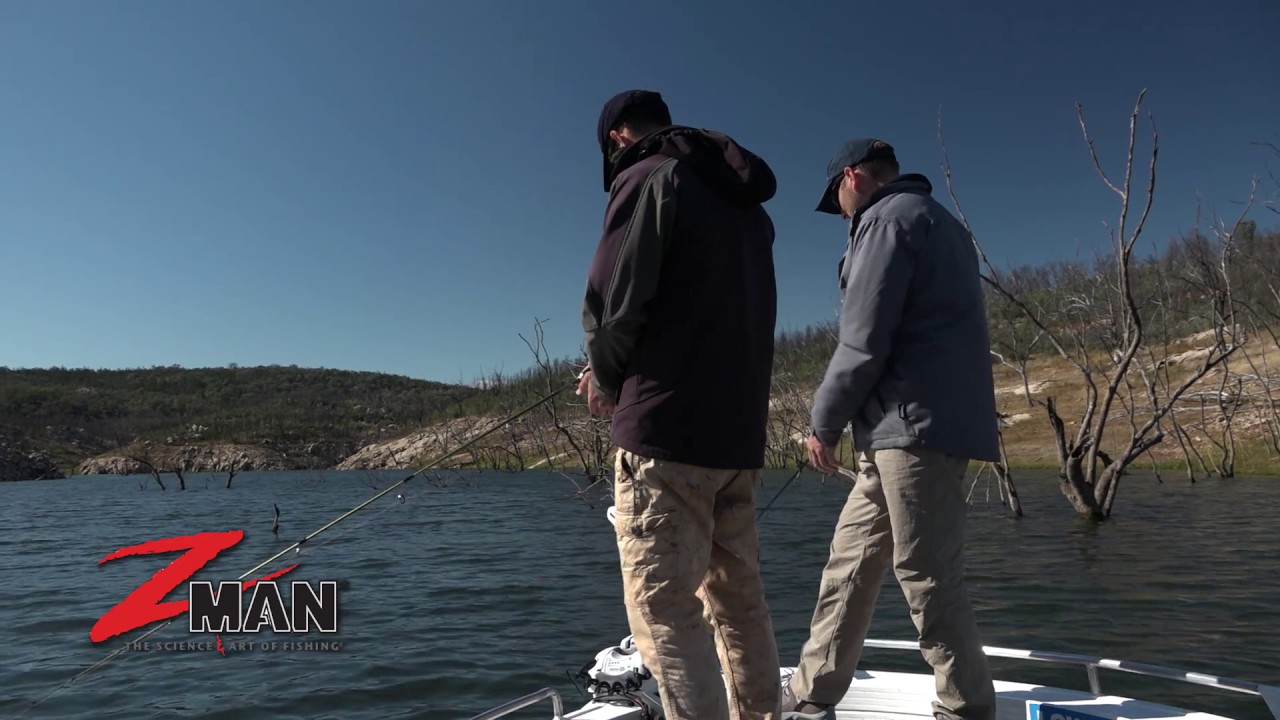 Copeton Gold - Golden Perch on ZMan soft plastics