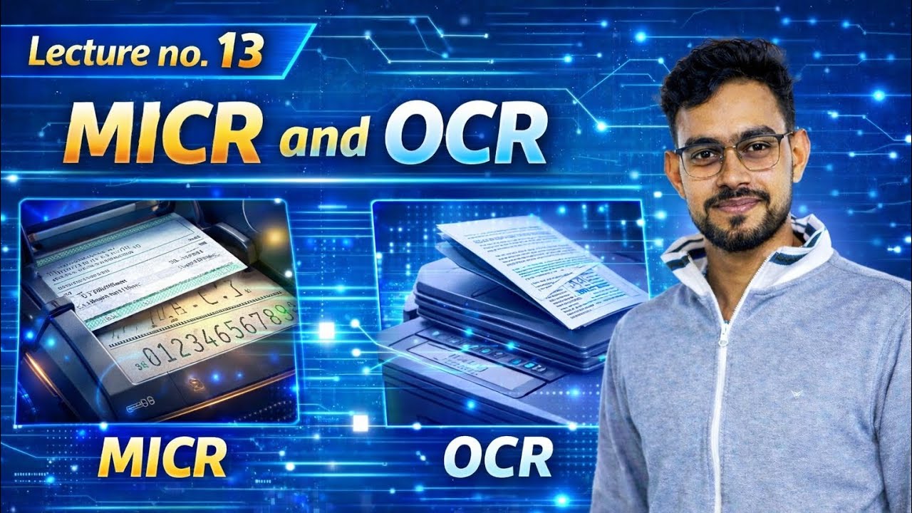 MICR and OCR 