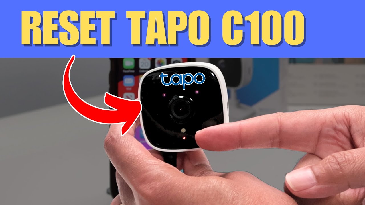 Как быстро и легко сбросить настройки камеры Tapo C100 (TP-Link)
