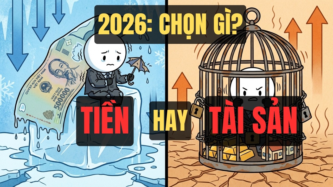 Năm 2026: Giữ TIỀN hay mua TÀI SẢN: Sai 1 bước là trả giá CẢ ĐỜI-Khanh Money Mind