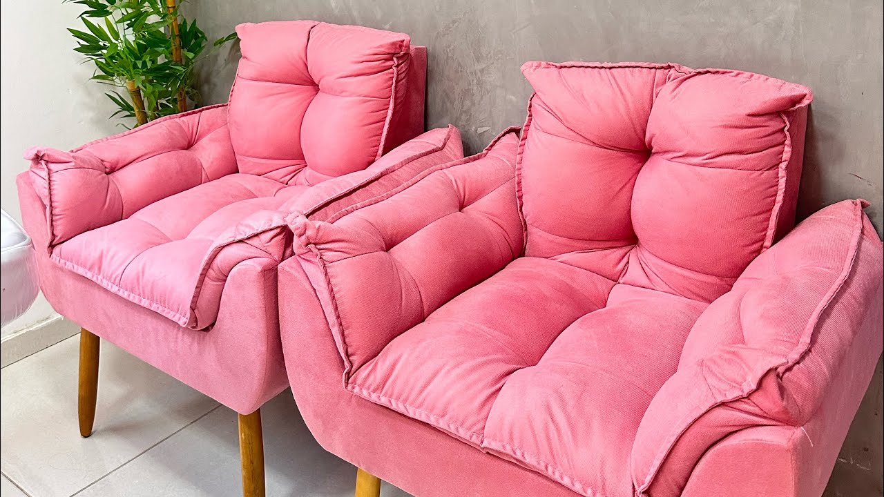 Poltronas rosa da shopee valeu muito a pena a compra